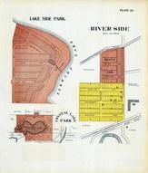 Lake Side Park, river Side, Crystal Lake Park, Elkhart Lake, Sheboygan County 1902